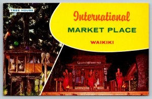 International Market Place Postcard -  Waikiki - Hawaii