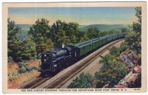 The Erie Limited Speeding Through The Mountains Near Port Jervis, N.Y.