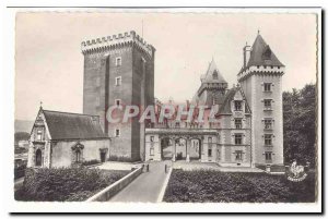 Pau Modern Postcard The castle Henri IV and his court & # 39honneur