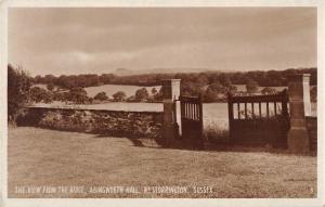 uk12169 view from the ridge abingworth hall storrington sussex real photo uk