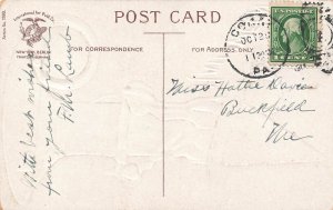 Ellen Clapsaddle Artist, Halloween Candle Holder, Embossed Postcard 