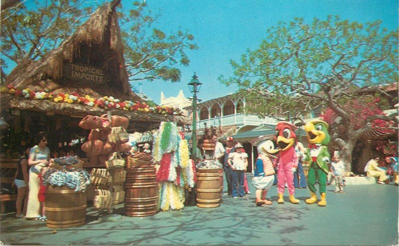 Postcard Disneyland the three caballeros in adventureland