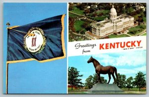 Greetings From  Kentucky    Postcard