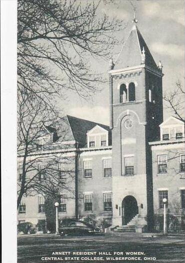 Ohio Wilberforce Arnett Resident Hall For Women Central State College Artvue