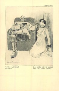 B586 Anti-German propaganda satire Louis Raemaekers Red Cross loveable fellow?