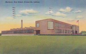 Indiana Evansville Mechanic Arts School 1953 Curteich