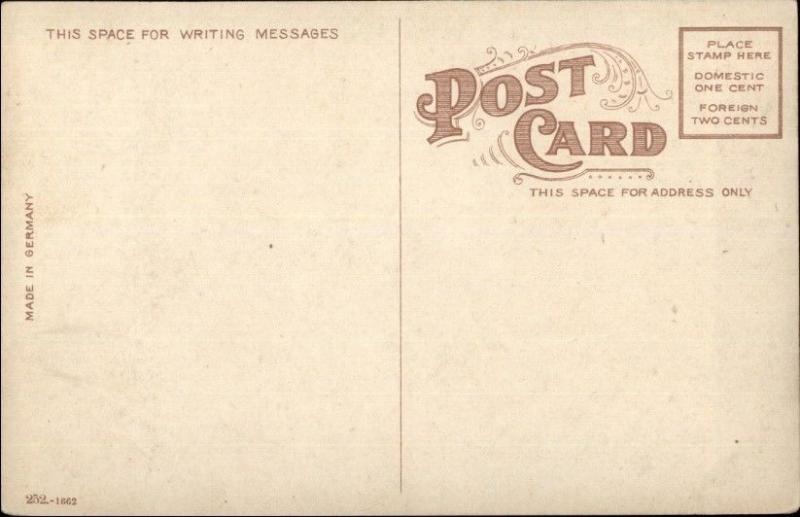 Massillon OH Central Fire Station c1910 Unused Postcard