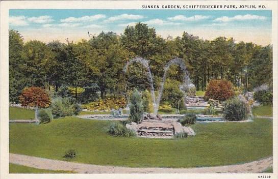 Sunken Garden Schifferdecker Park Joplin Missour