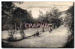 Old Postcard Park Tennis Chatelguyon