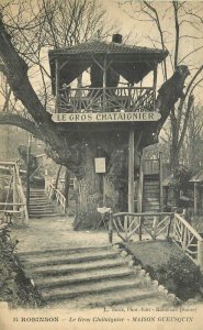 France C-1910 #14 Robinson Le Gros Chataignier Postcard roadside 22-6955