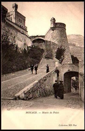 CPA - Monaco - MontÃ©e du Palais