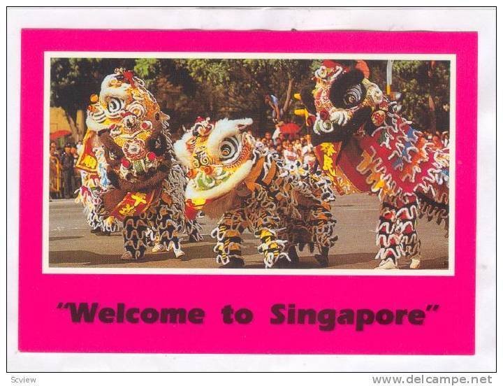 Dragon Dancers, Singpore , 60-70s