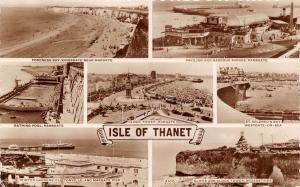 ISLE OF THANET KENT UK MULTI IMAGE PHOTO POSTCARD BAY~HARBOUR~POOL~TOWER~CLIFFS