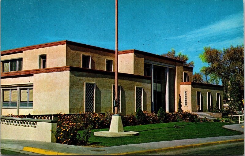 Vtg Santa Fe New Mexico NM State Land Office Building 1950s Chrome View Postcard