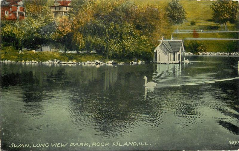 Swan Long View Park Rock Island Illinois