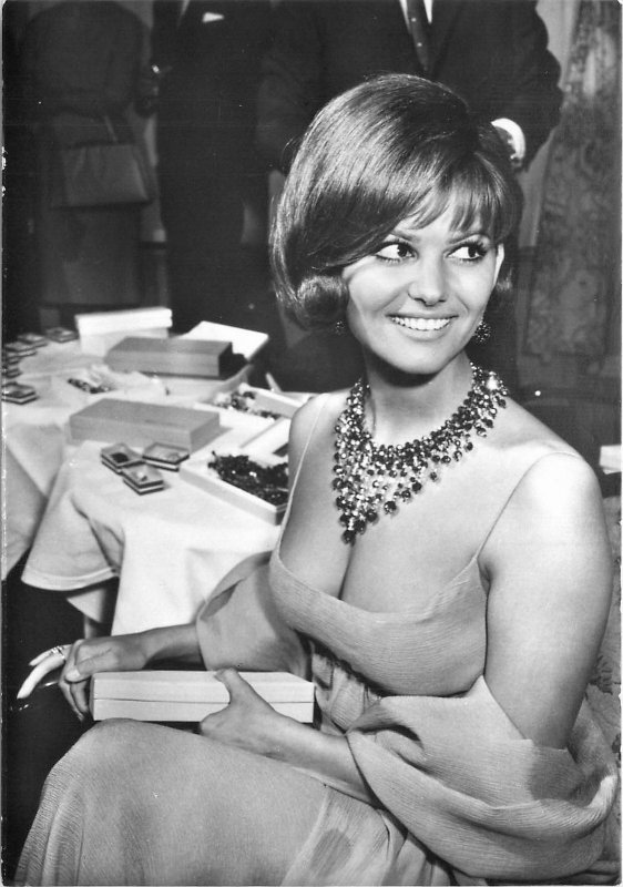 Claudia Cardinale RPPC Postcard Sexy Actress Movie Star 1950s 23-2106