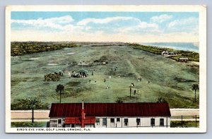 JH5/ Ormond Florida Postcard c1910 Birdseye View Golf Links Course 133