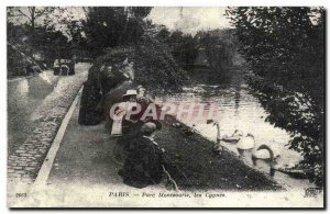 COPY Paris Parc Montsouris The swan swans