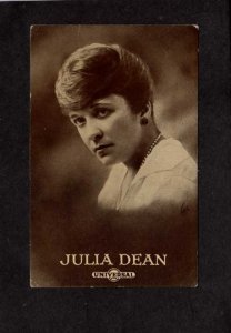 Julia Dean Actress Movie Star Universal Studios Vintage Postcard