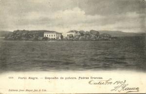 brazil, PORTO ALEGRE, Deposito de Polvora, Pedras Brancas (1903) Stamp
