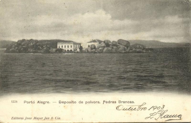 brazil, PORTO ALEGRE, Deposito de Polvora, Pedras Brancas (1903) Stamp