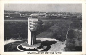 Newark New Jersey NJ Airport Control Tower Postcard