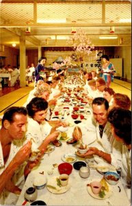 HI, Hawaii  JAPANESE TEA HOUSE PARTY  Interior Restaurant View  1962 Postcard