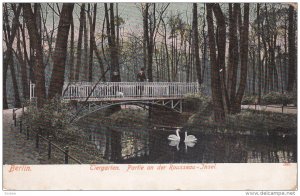 BERLIN, Germany, PU-1909; Tiergarten, Partie An Der Rousseau, Insel