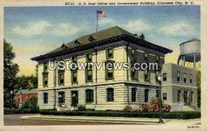 U.S. Post Office and Government Building in Elizabeth City, North Carolina