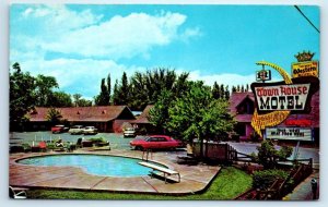 BISHOP, California CA ~ Roadside TOWN HOUSE MOTEL Inyo County c1960s Postcard