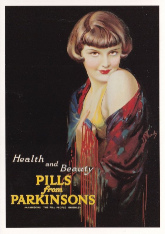 Pills From Parkinsons Natural Remedy Advertising Postcard