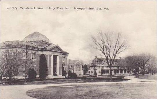 Virginia Hampton library Trustees House Holly Tree Inn Hampton Institute Albe...