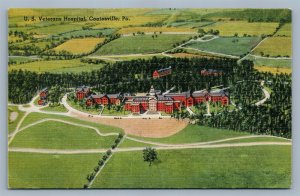 COATESVILLE PA US VETERANS HOSPITAL VINTAGE POSTCARD