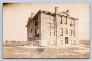 J94/ North East Maryland RPPC Postcard c1910 Public School Building 325