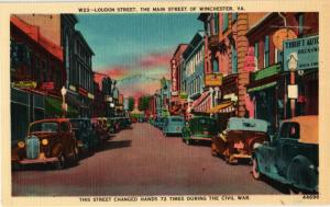 LOUDON STREET WINCHESTER VIRGINIA