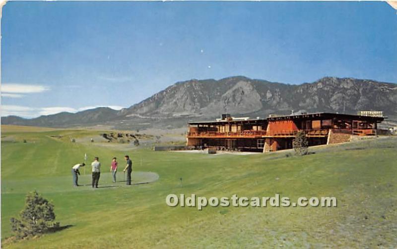 Old Vintage Golf Postcard Post Card Stratmoor Hills Golf Course Colorado Spri...