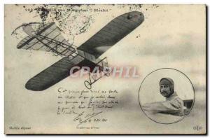 Old Postcard Jet Aviation Bleriot monoplane