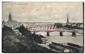 Old Postcard Sachsenhausen Frankfurt a M