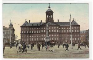 Square Amsterdam Netherlands 1910c postcard