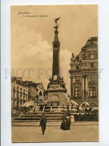 3059528 Belgium Bruxelles Le Monument Anspach Vintage