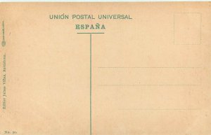 c1910 Postcard 30. Barcelona Spain, Rambla Flores, Unposted