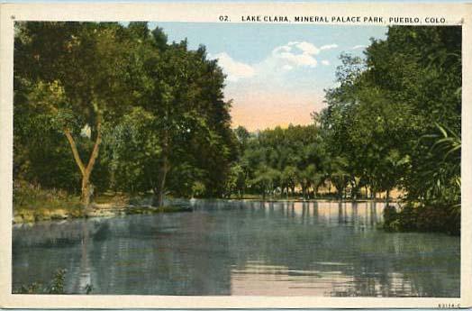 CO - Pueblo. Lake Clara, Mineral Palace Park