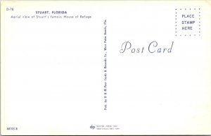 Stuart, FL Florida  HOUSE OF REFUGE~Shipwreck Survival Station ca1950's Postcard