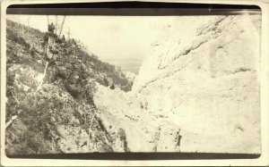 RPPC In Mountains of Montana Real Photo Postcard