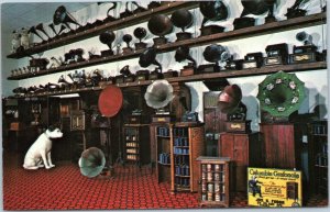 postcard Cars & Music of Yesterday - Phonograph Room - Sarasota Florida
