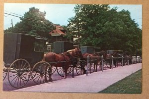 VINTAGE UNUSED POSTCARD MILLERSBURG OHIO AMISH CAPITAL OF OHIO