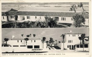 Daytona Beach, Florida/FL Postcard, Perry's Ocean-Edge Court