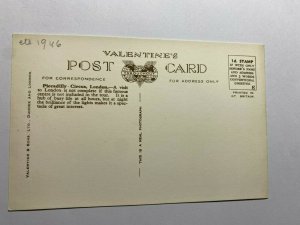 UNUSED VINTAGE RP POSTCARD  - PICCADILLY CIRCUS LONDON    (KK1015) 