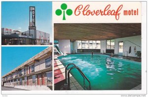 3-Views, Cloverleaf Motel, Indoor Swimming Pool, Alberta, Canada, 1940-1960s