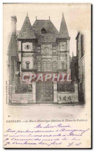 Old Postcard The Museum Orleans Historical House of Diane de Poitiers